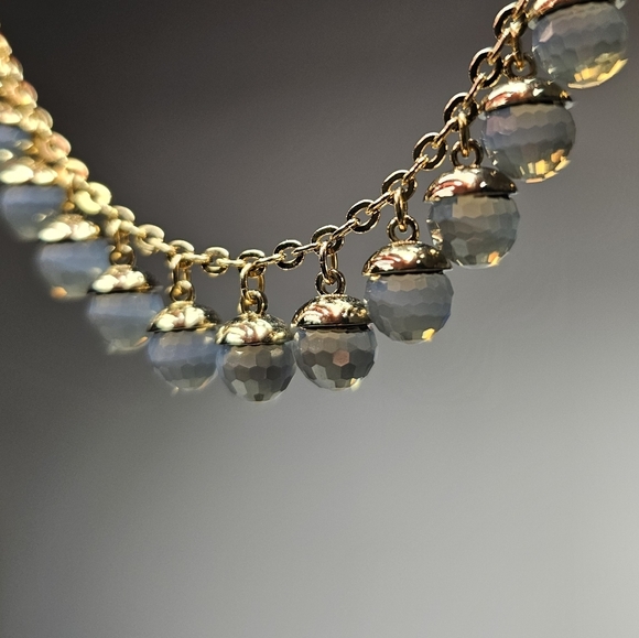 🇦🇹 Swarovski Crystal Beads Gold-Plated Necklace - Picture 8 of 16